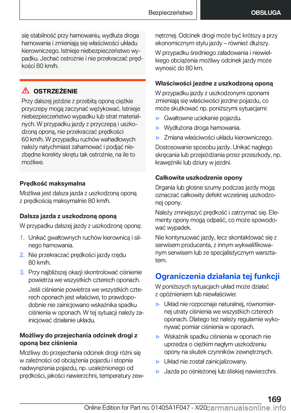 BMW X1 2021  Instrukcja obsługi (in Polish) �s�i�