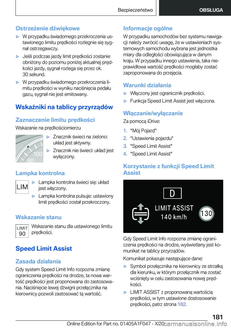 BMW X1 2021  Instrukcja obsługi (in Polish) �O�s�t�r�z�e9�e�n�i�e��d7�w�i�
