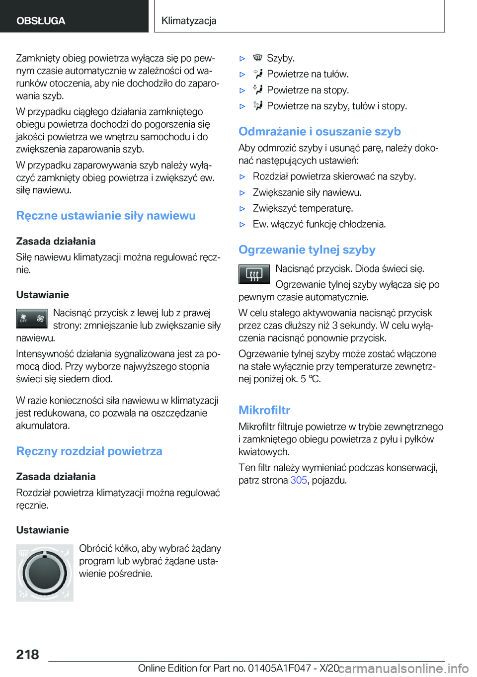 BMW X1 2021  Instrukcja obsługi (in Polish) �Z�a�m�k�n�i�