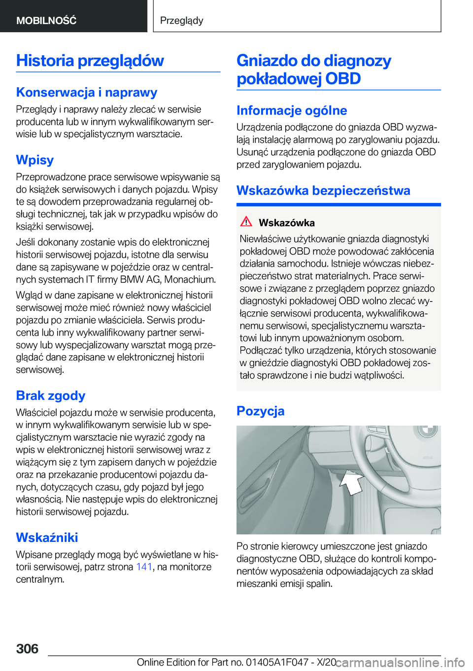 BMW X1 2021  Instrukcja obsługi (in Polish) �H�i�s�t�o�r�i�a��p�r�z�e�g�l�ą�d�