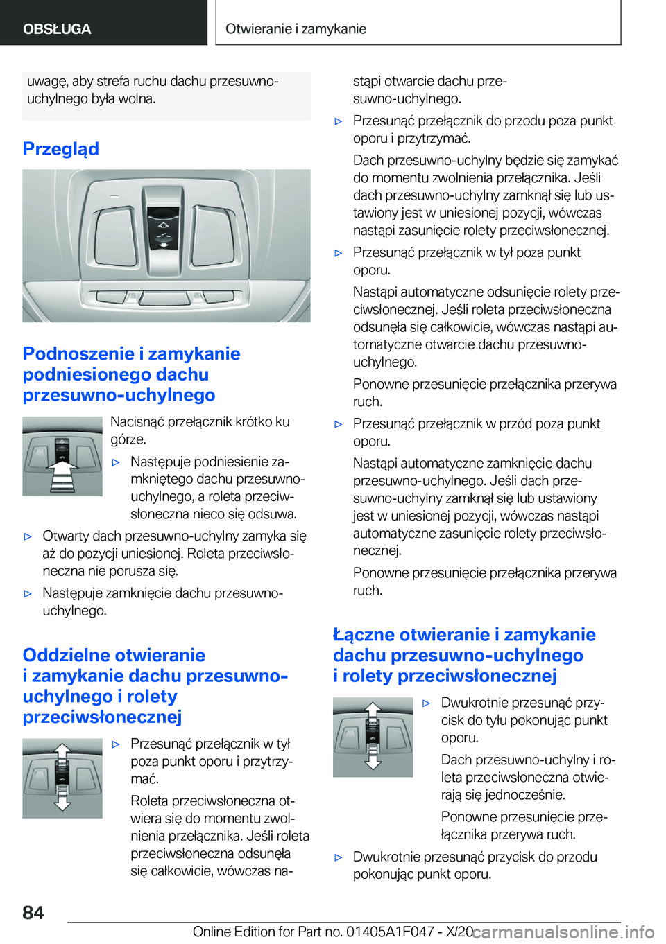 BMW X1 2021  Instrukcja obsługi (in Polish) �u�w�a�g�