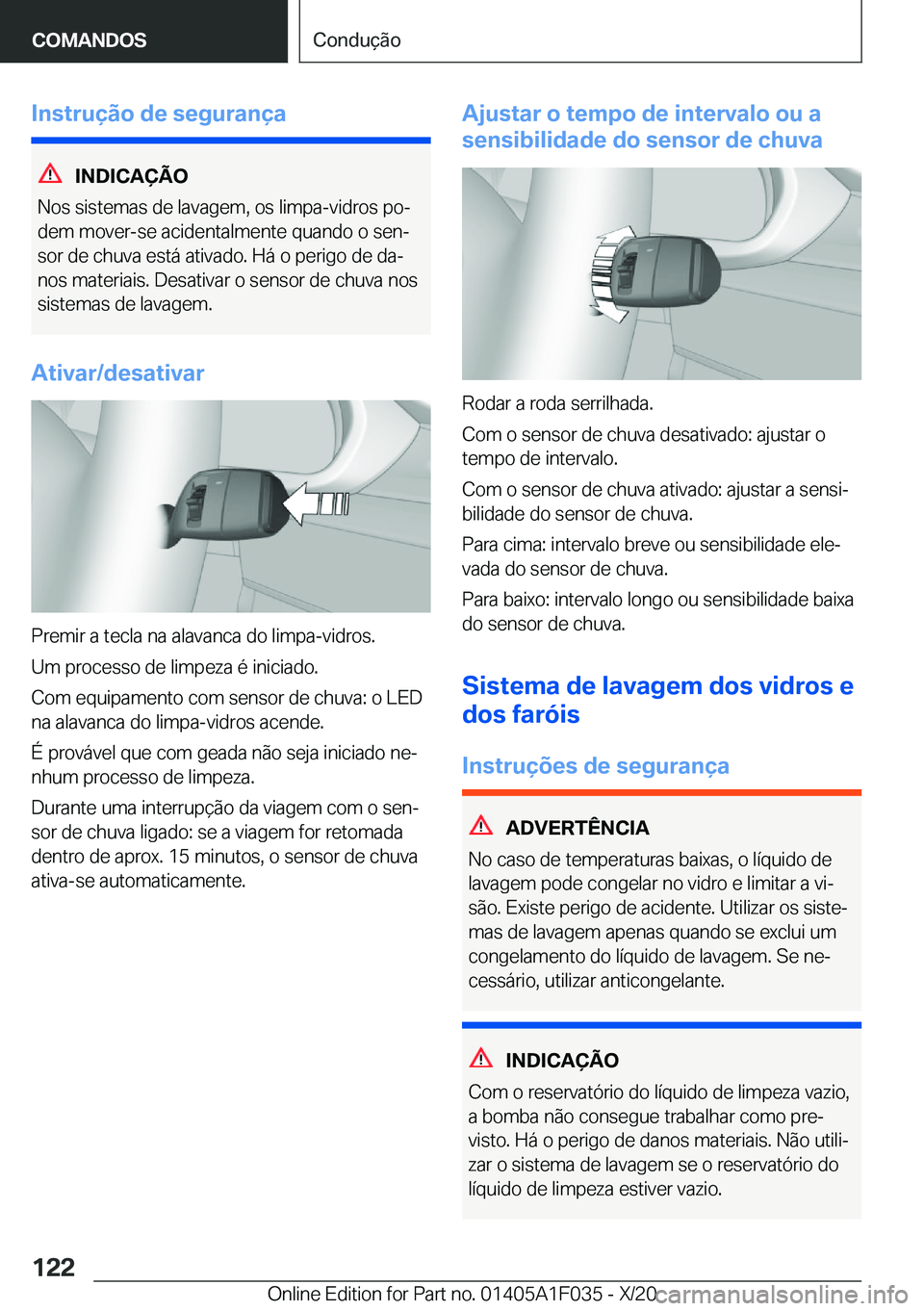 BMW X1 2021  Manual do condutor (in Portuguese) �I�n�s�t�r�u�