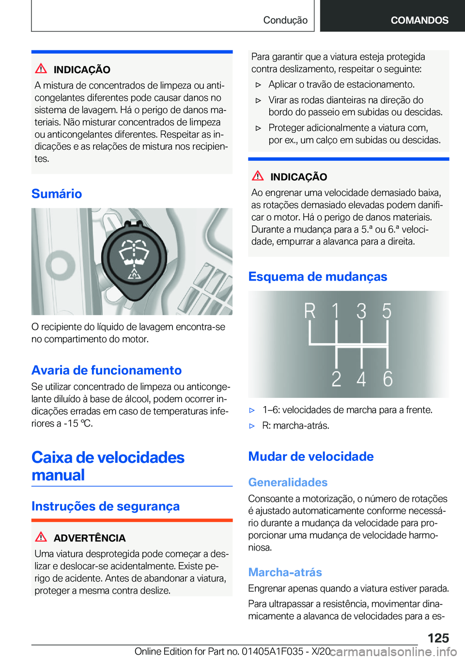 BMW X1 2021  Manual do condutor (in Portuguese) �I�N�D�I�C�A�