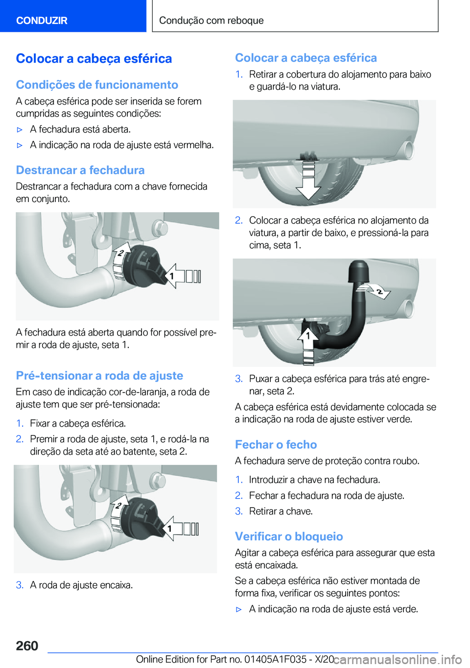 BMW X1 2021  Manual do condutor (in Portuguese) �C�o�l�o�c�a�r��a��c�a�b�e�