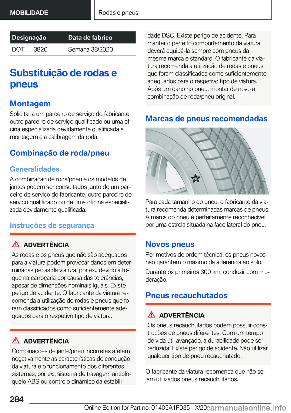 BMW X1 2021  Manual do condutor (in Portuguese) �D�e�s�i�g�n�a�