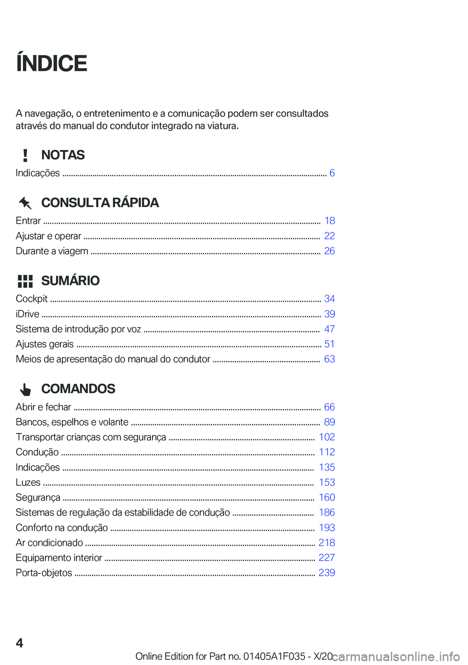 BMW X1 2021  Manual do condutor (in Portuguese) �