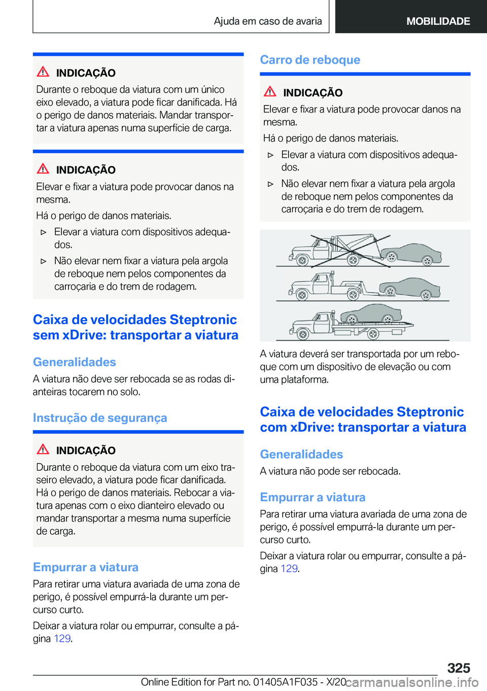 BMW X1 2021  Manual do condutor (in Portuguese) �I�N�D�I�C�A�