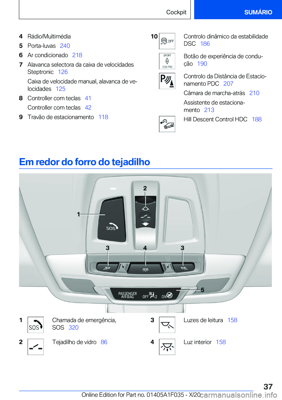 BMW X1 2021  Manual do condutor (in Portuguese) �4�R�á�d�i�o�/�M�u�l�t�i�m�é�d�i�a�5�P�o�r�t�a�-�l�u�v�a�s\_�2�4�0�6�A�r��c�o�n�d�i�c�i�o�n�a�d�o\_ �2�1�8�7�A�l�a�v�a�n�c�a��s�e�l�e�c�t�o�r�a��d�a��c�a�i�x�a��d�e��v�e�l�o�c�i�d�a�d�e�s
