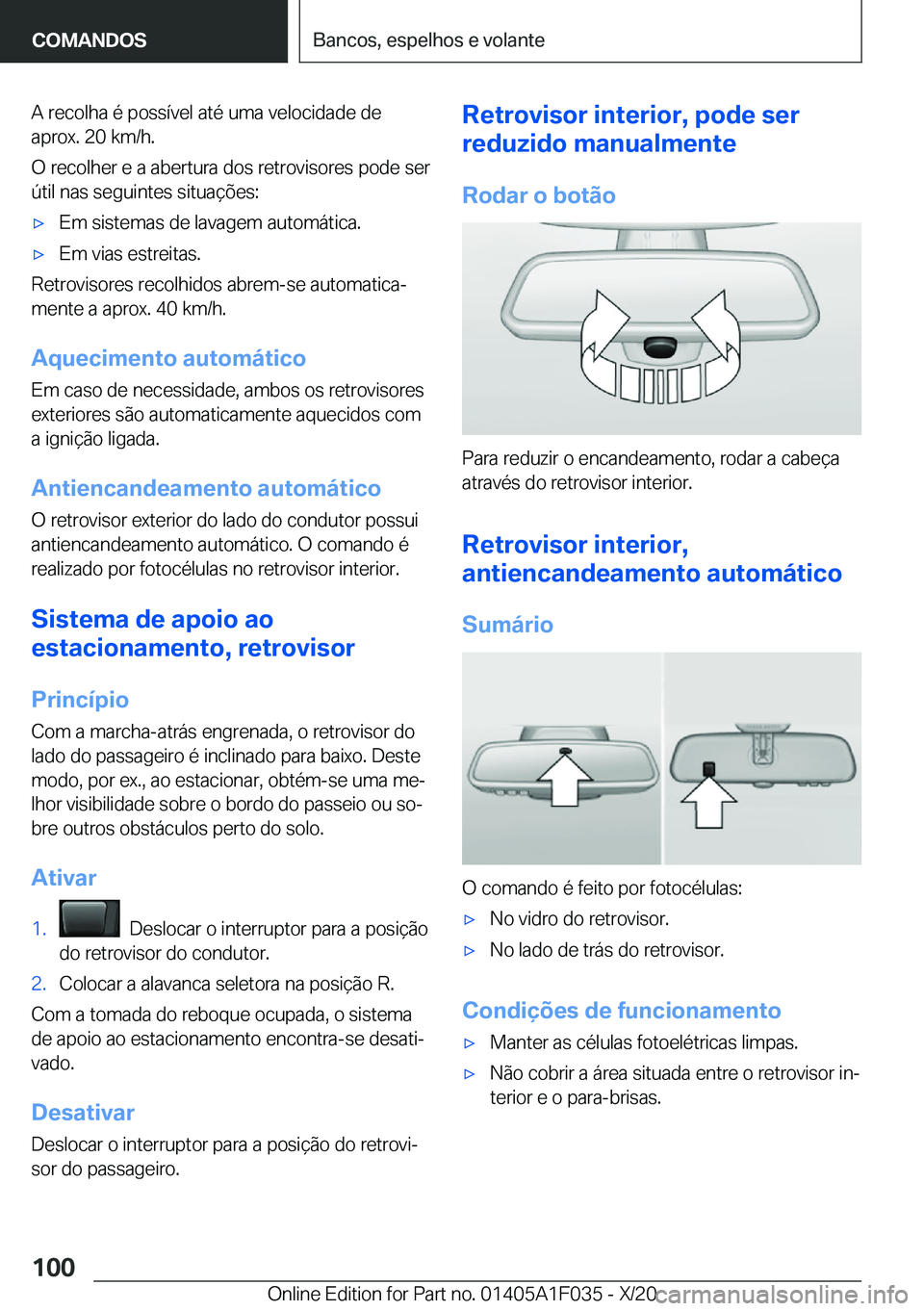 BMW X1 2021  Manual do condutor (in Portuguese) �A��r�e�c�o�l�h�a��é��p�o�s�s�