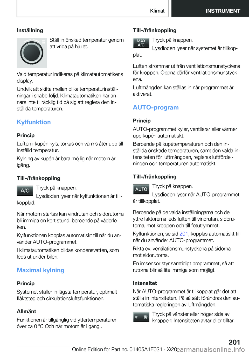 BMW X1 2021  InstruktionsbÖcker (in Swedish) �I�n�s�t�ä�l�l�n�i�n�g�S�t�ä�l�l��i�n��