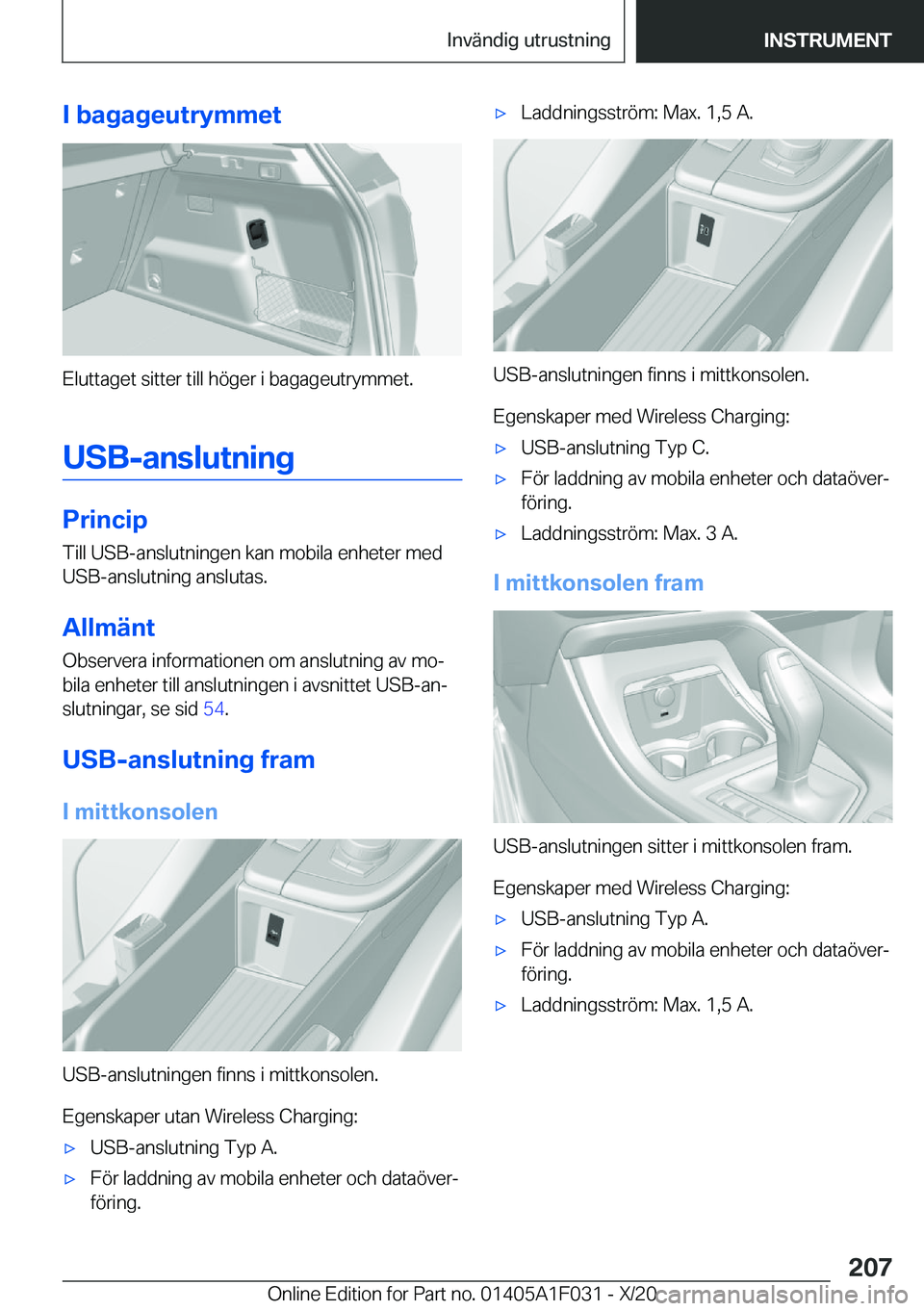 BMW X1 2021  InstruktionsbÖcker (in Swedish) �I��b�a�g�a�g�e�u�t�r�y�m�m�e�t
�E�l�u�t�t�a�g�e�t��s�i�t�t�e�r��t�i�l�l��h�