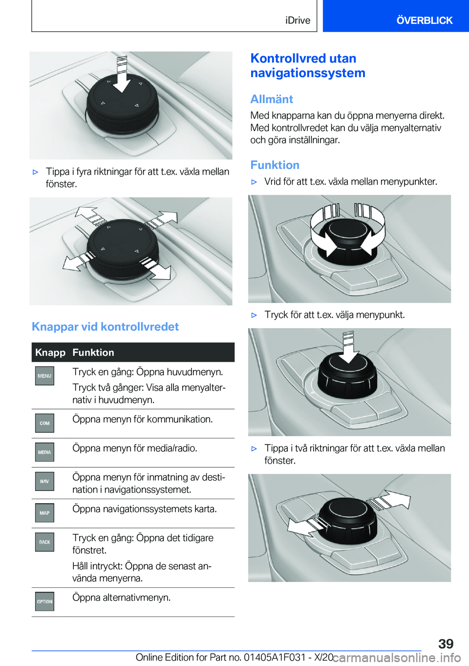 BMW X1 2021  InstruktionsbÖcker (in Swedish) x�T�i�p�p�a��i��f�y�r�a��r�i�k�t�n�i�n�g�a�r��f�