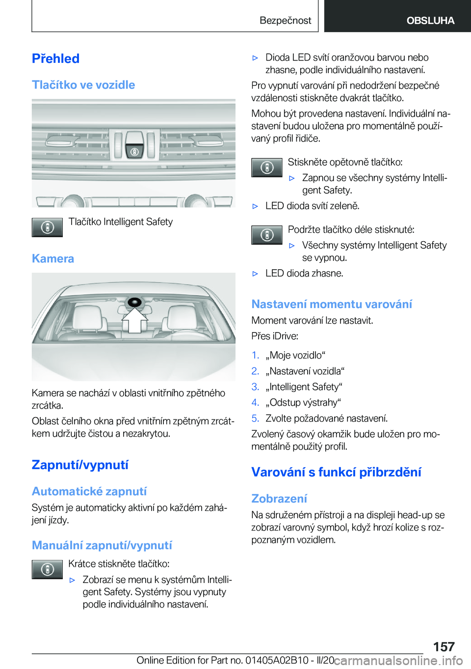 BMW X1 2020  Návod na použití (in Czech) �P�e�h�l�e�d
�T�l�a�č�