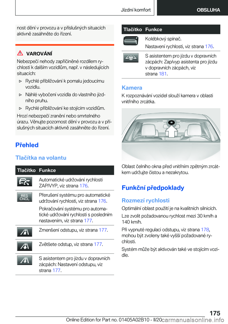BMW X1 2020  Návod na použití (in Czech) �n�o�s�t��d�