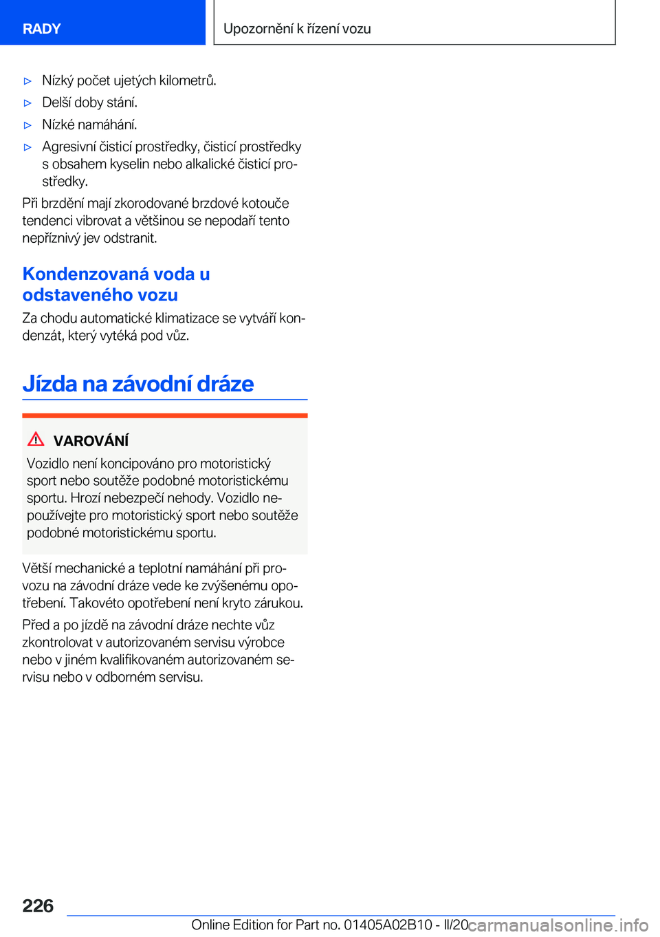 BMW X1 2020  Návod na použití (in Czech) x�N�