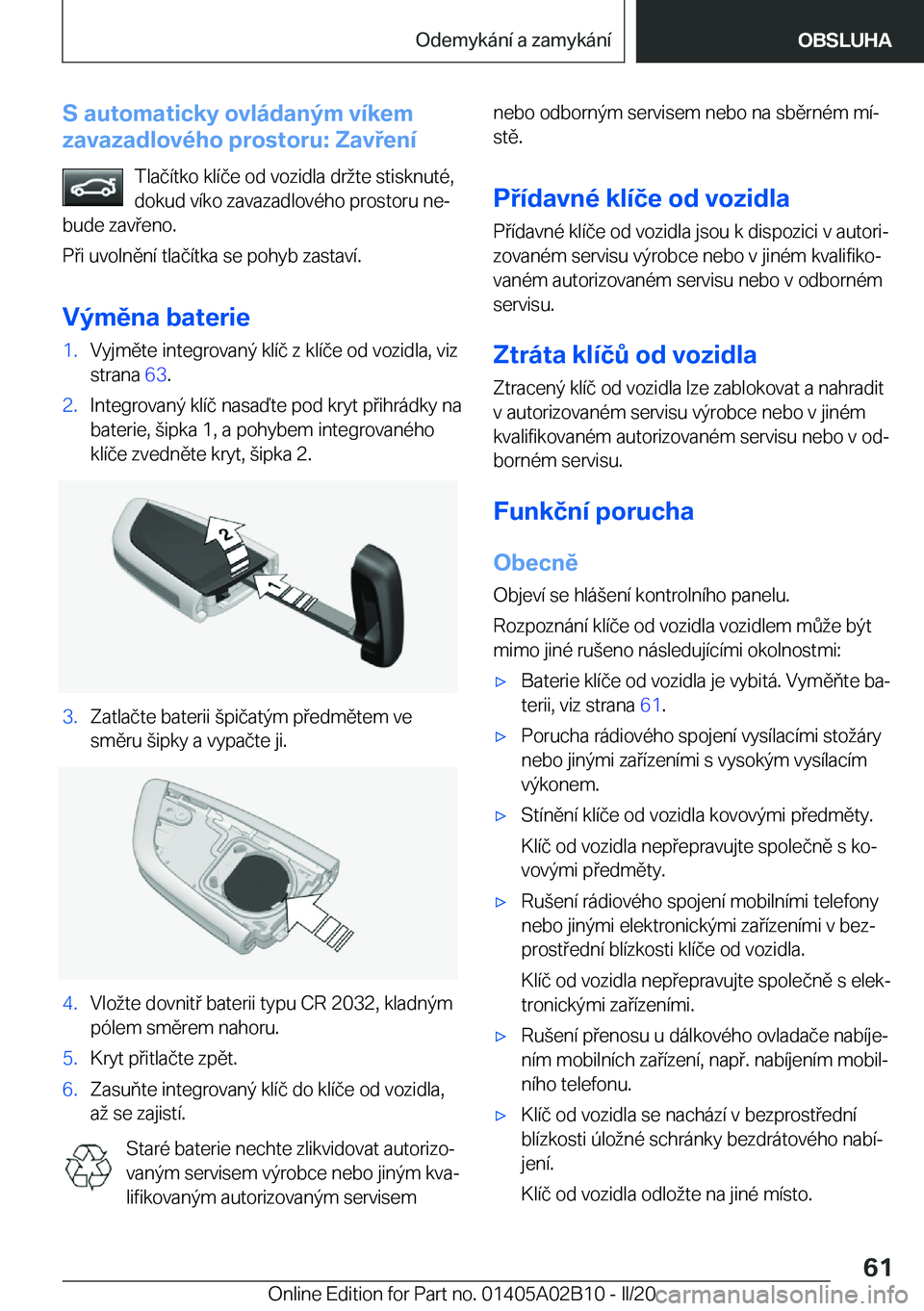 BMW X1 2020  Návod na použití (in Czech) �S��a�u�t�o�m�a�t�i�c�k�y��o�v�l�