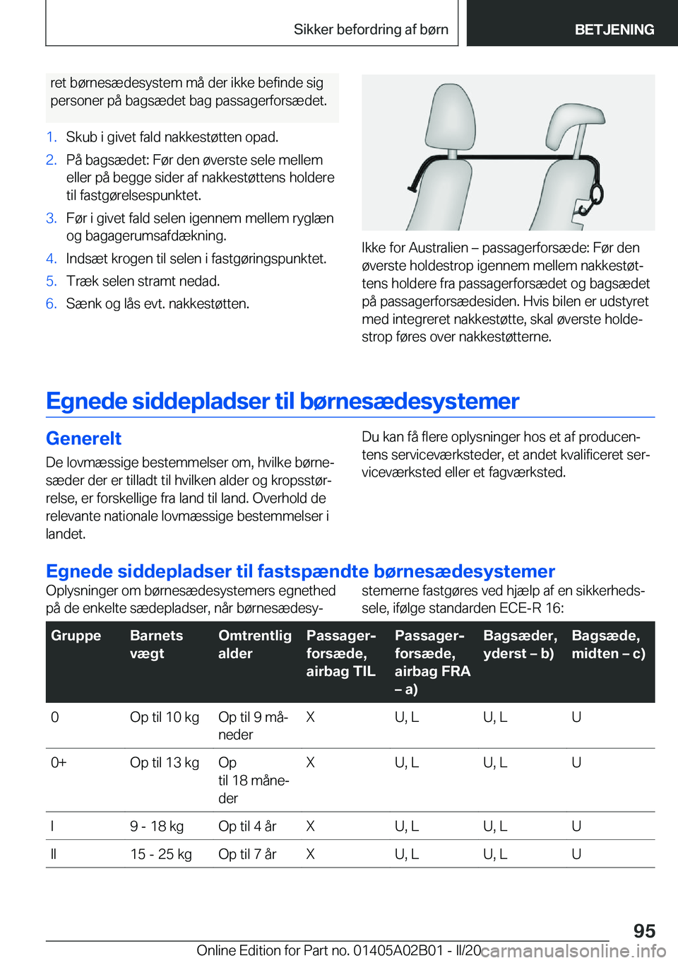 BMW X1 2020  InstruktionsbØger (in Danish) �r�e�t��b�