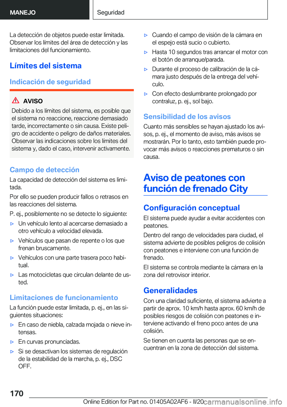 BMW X1 2020  Manuales de Empleo (in Spanish) �L�a��d�e�t�e�c�c�i�