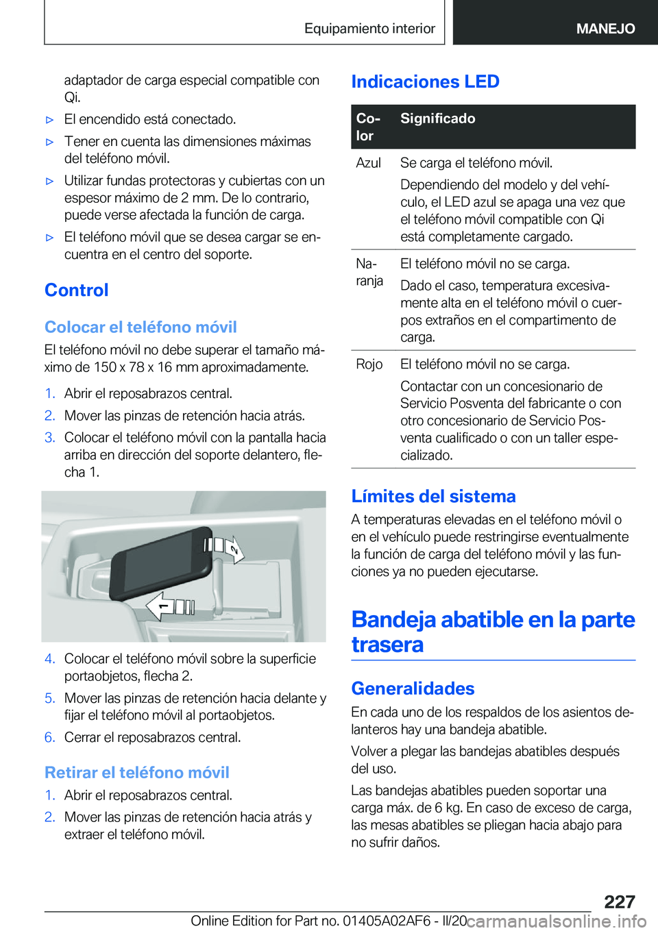 BMW X1 2020  Manuales de Empleo (in Spanish) �a�d�a�p�t�a�d�o�r��d�e��c�a�r�g�a��e�s�p�e�c�i�a�l��c�o�m�p�a�t�i�b�l�e��c�o�n�Q�i�.x�E�l��e�n�c�e�n�d�i�d�o��e�s�t�