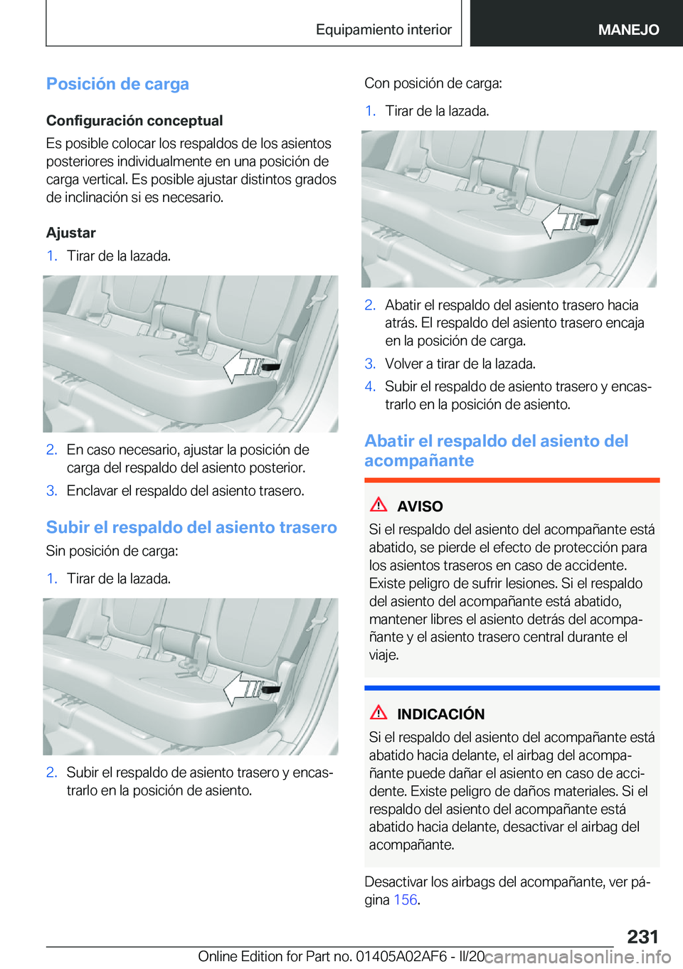 BMW X1 2020  Manuales de Empleo (in Spanish) �P�o�s�i�c�i�