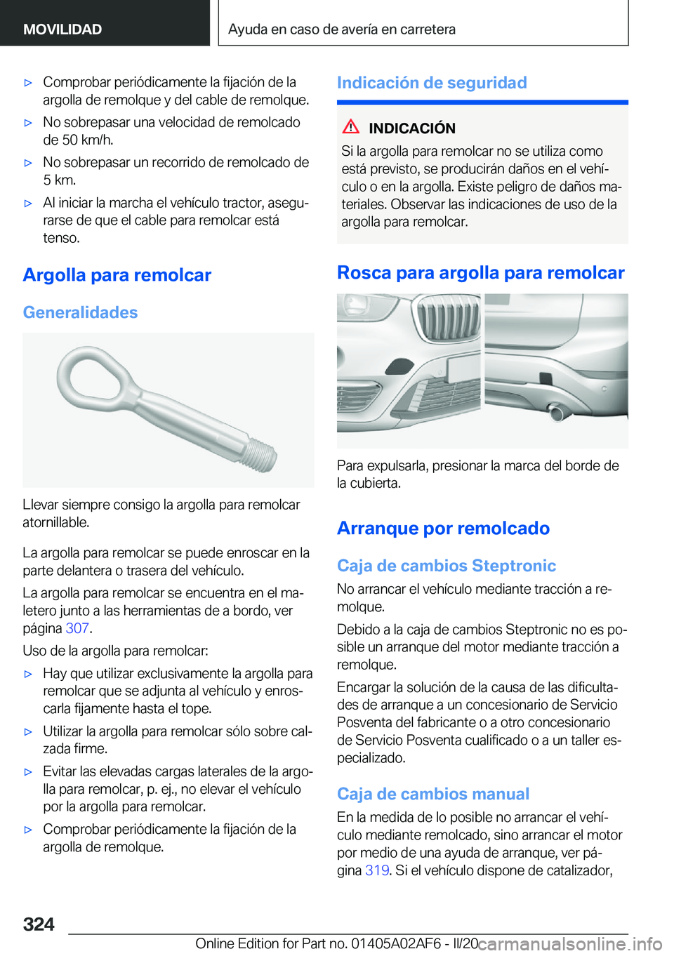 BMW X1 2020  Manuales de Empleo (in Spanish) x�C�o�m�p�r�o�b�a�r��p�e�r�i�