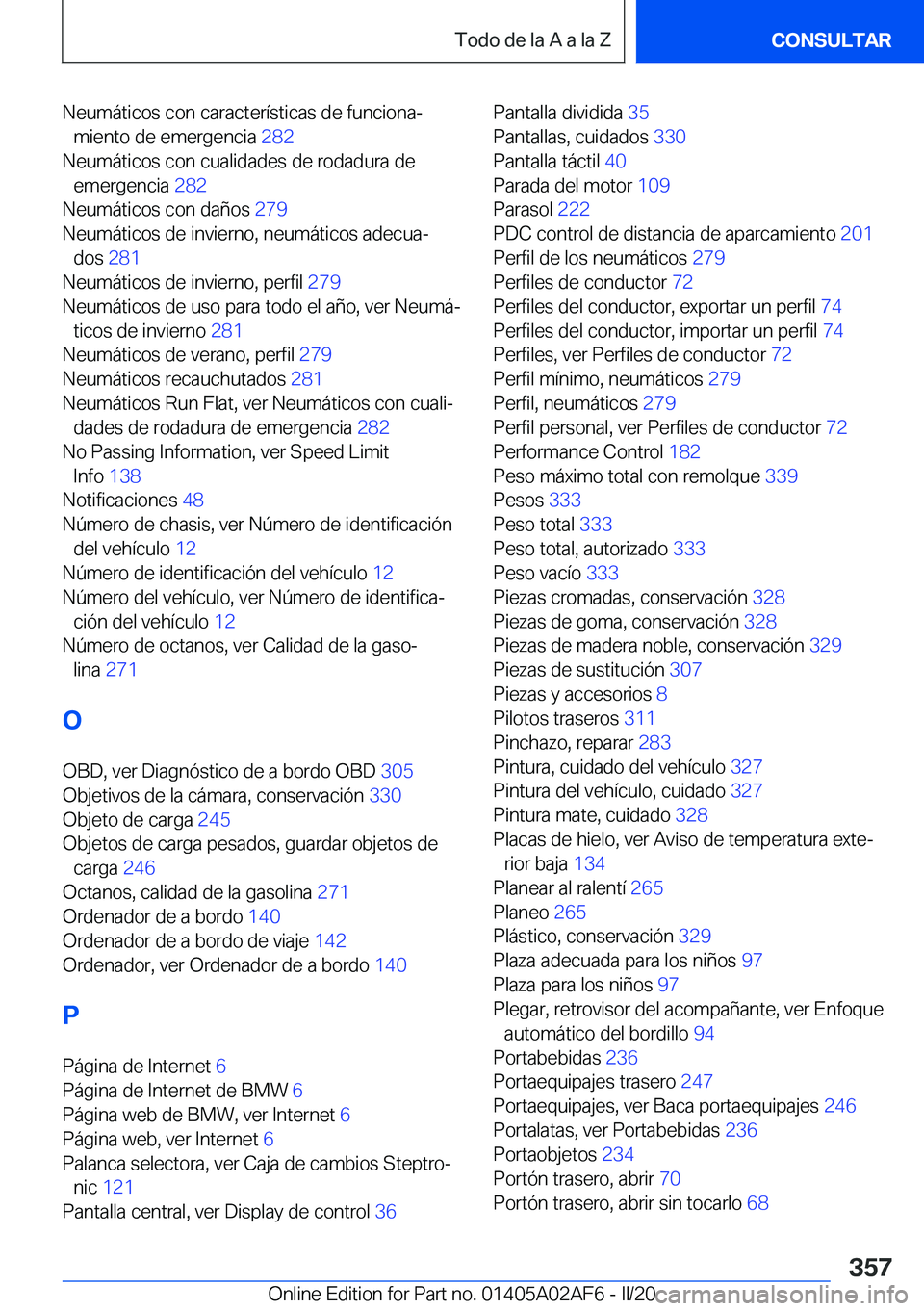 BMW X1 2020  Manuales de Empleo (in Spanish) �N�e�u�m�