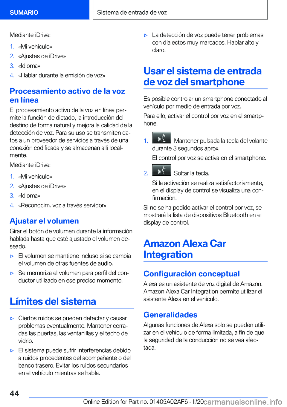 BMW X1 2020  Manuales de Empleo (in Spanish) �M�e�d�i�a�n�t�e��i�D�r�i�v�e�:�1�.�«�M�i��v�e�h�