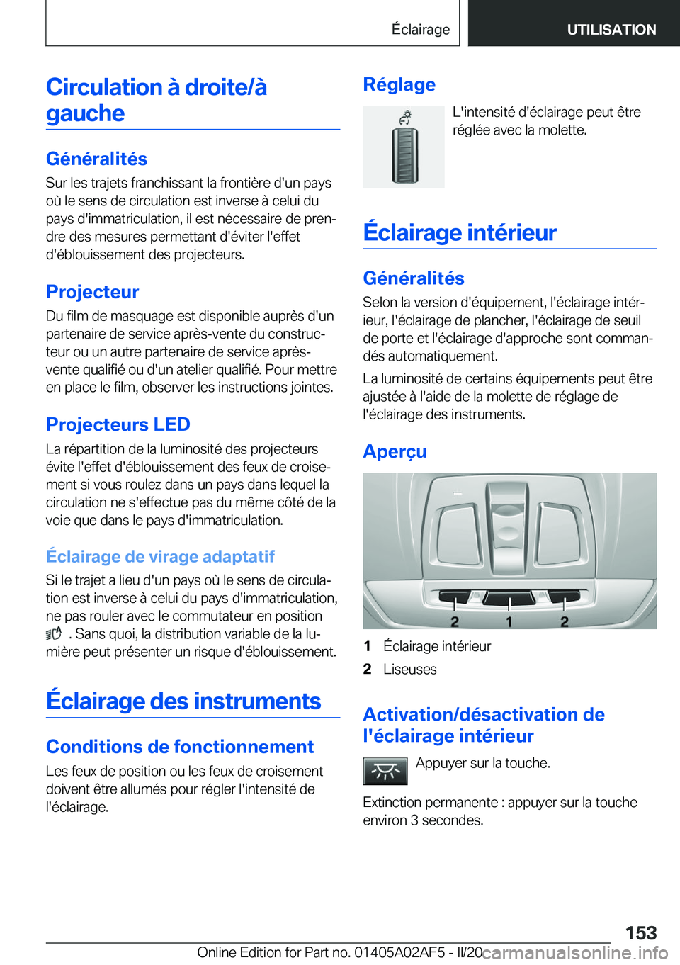 BMW X1 2020  Notices Demploi (in French) �C�i�r�c�u�l�a�t�i�o�n��