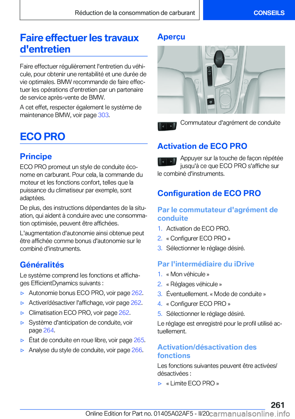 BMW X1 2020  Notices Demploi (in French) �F�a�i�r�e��e�f�f�e�c�t�u�e�r��l�e�s��t�r�a�v�a�u�x�d�'�e�n�t�r�e�t�i�e�n
�F�a�i�r�e��e�f�f�e�c�t�u�e�r��r�é�g�u�l�i�è�r�e�m�e�n�t��l�'�e�n�t�r�e�t�i�e�n��d�u��v�é�h�ij
�c�u�l�e�,�