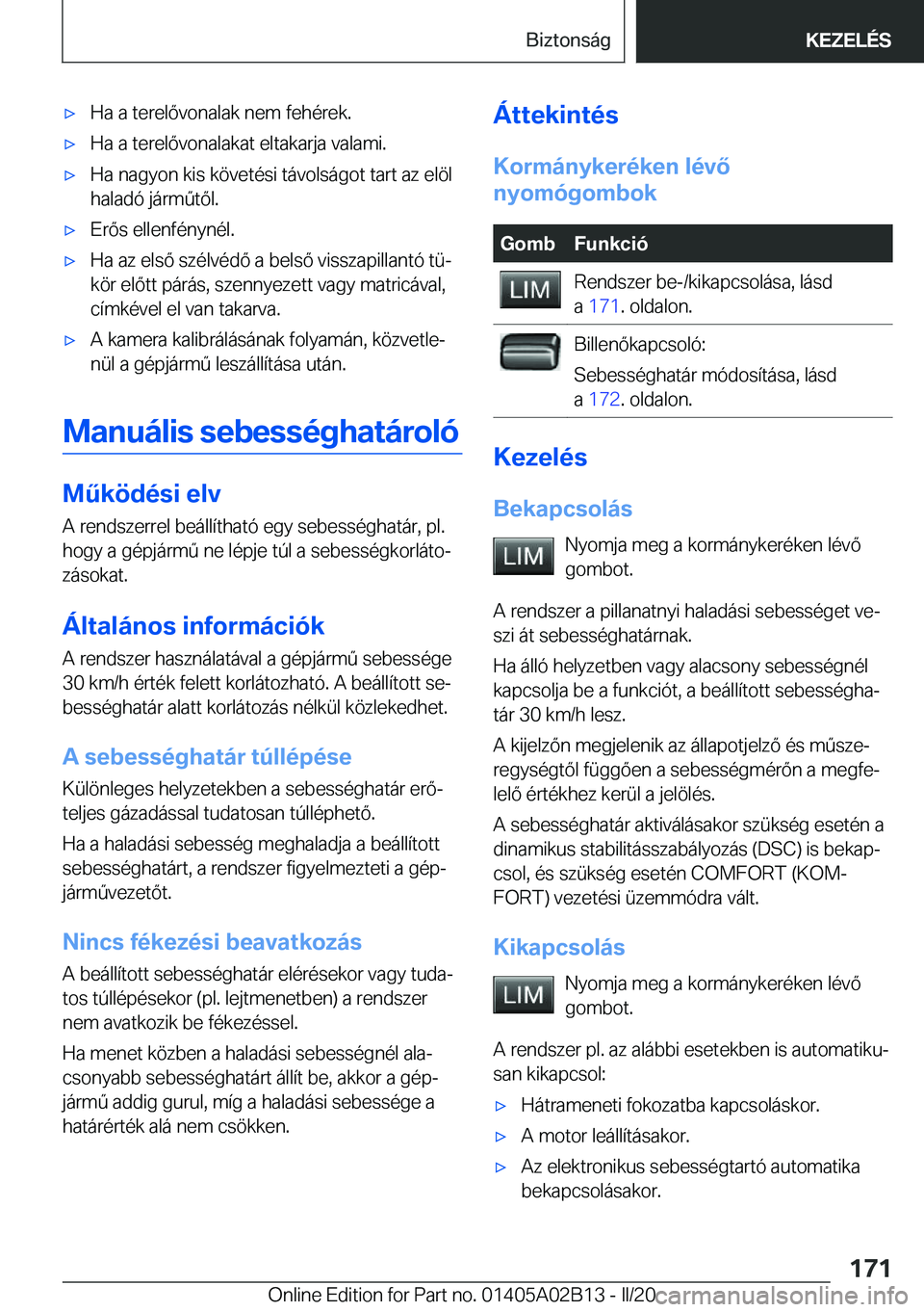 BMW X1 2020  Kezelési útmutató (in Hungarian) x�H�a��a��t�e�r�e�l�