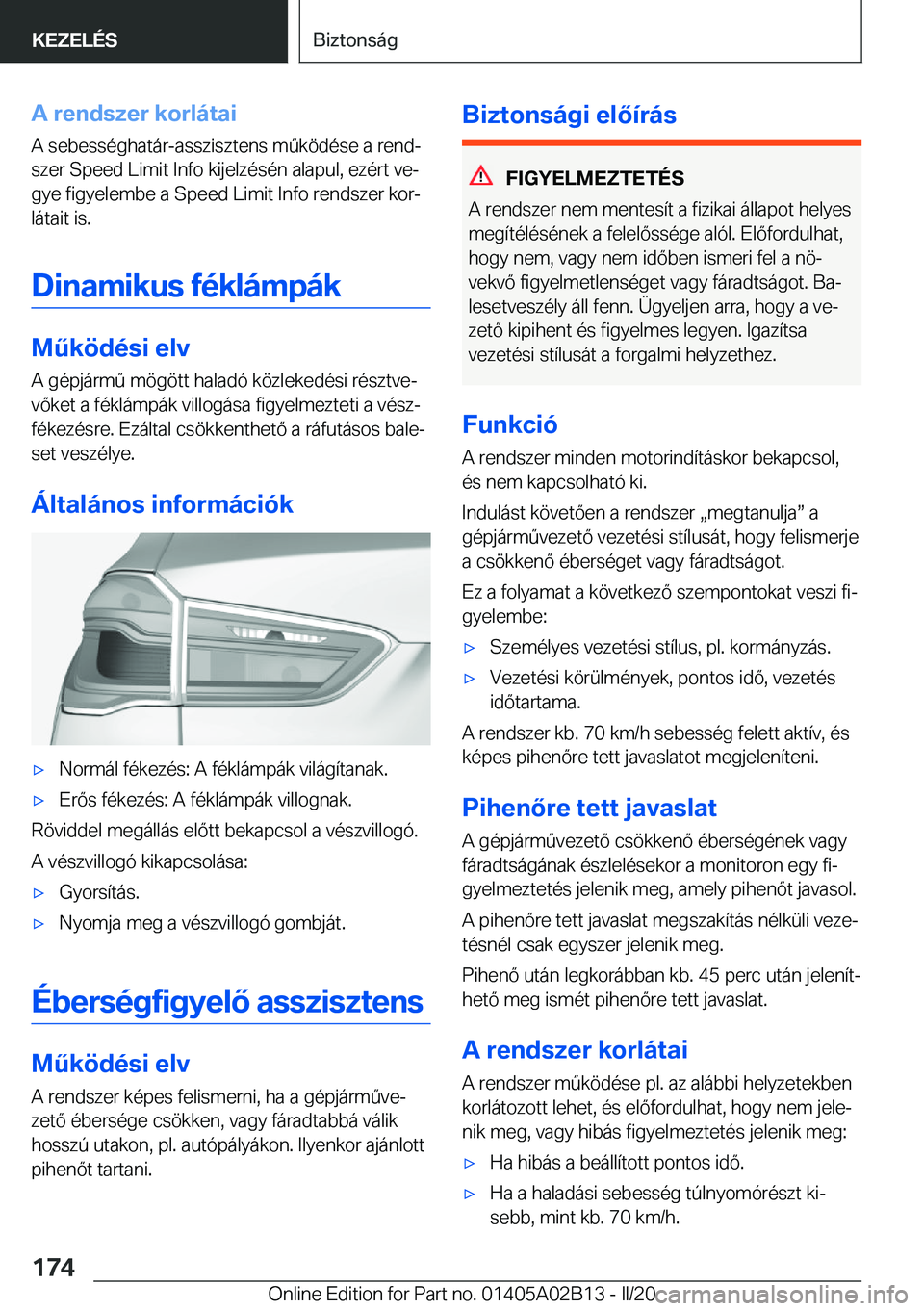 BMW X1 2020  Kezelési útmutató (in Hungarian) �A��r�e�n�d�s�z�e�r��k�o�r�l�