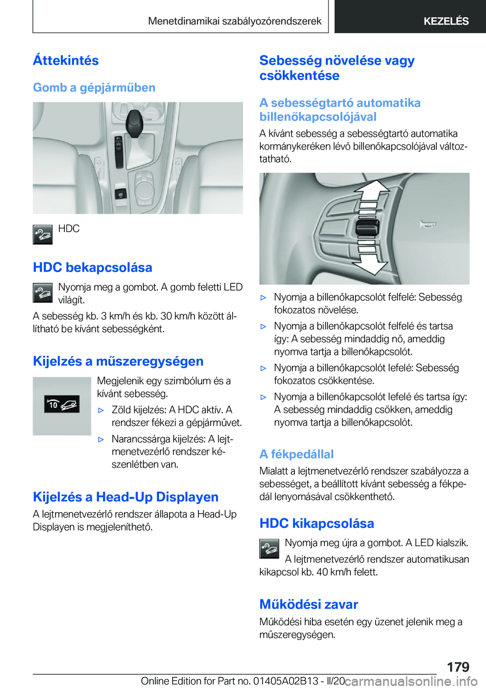 BMW X1 2020  Kezelési útmutató (in Hungarian) �