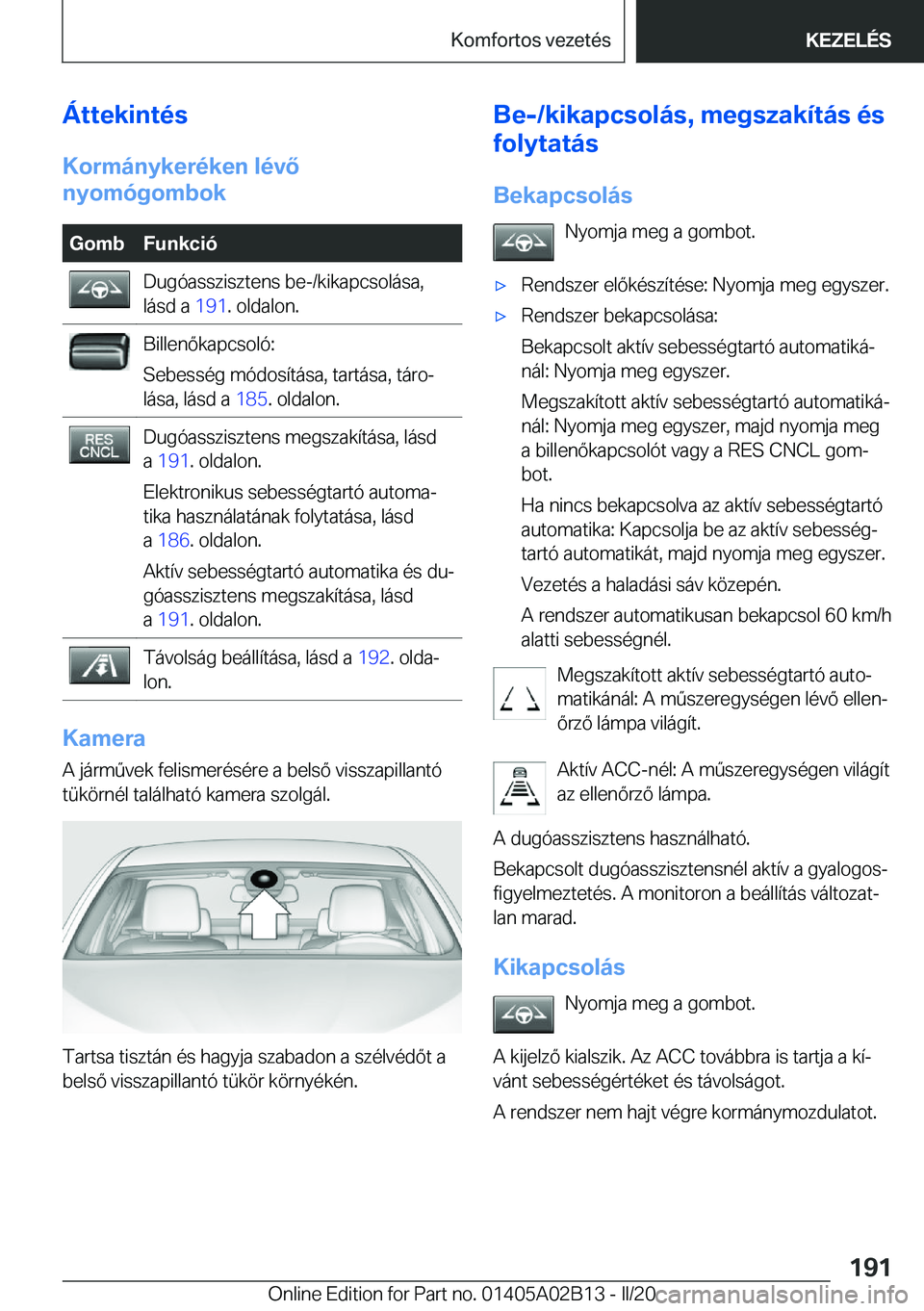 BMW X1 2020  Kezelési útmutató (in Hungarian) �