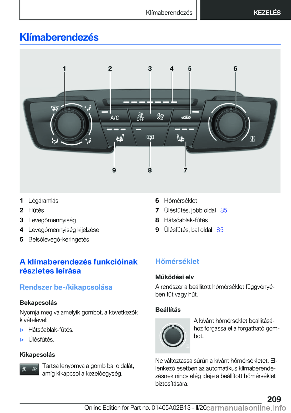 BMW X1 2020  Kezelési útmutató (in Hungarian) �K�l�