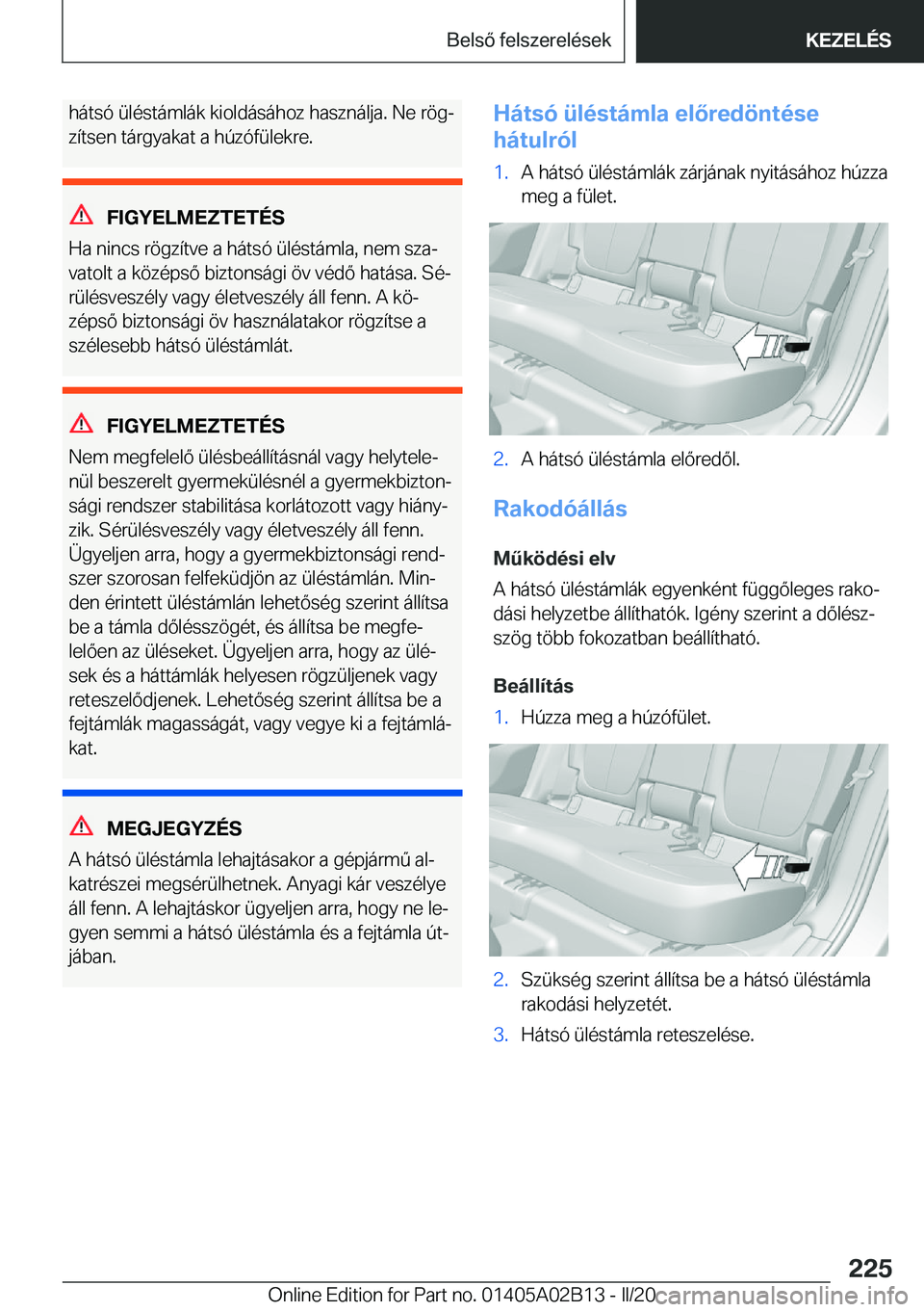 BMW X1 2020  Kezelési útmutató (in Hungarian) �h�