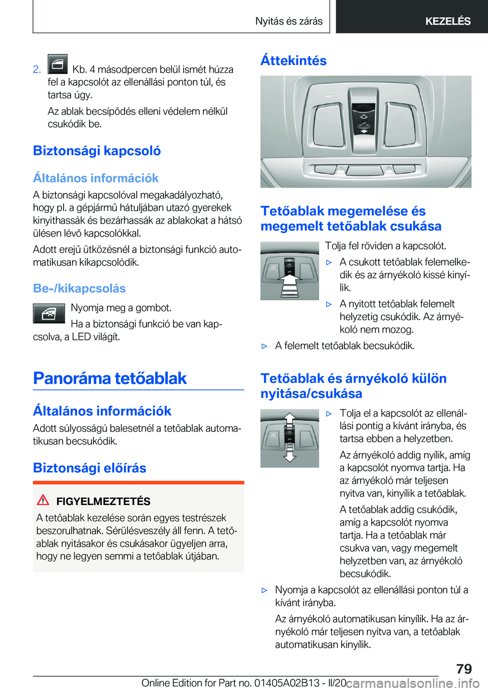 BMW X1 2020  Kezelési útmutató (in Hungarian) �2�.���K�b�.��4��m�