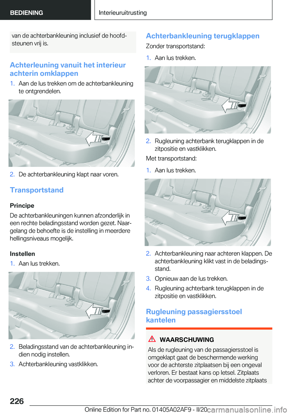 BMW X1 2020  Instructieboekjes (in Dutch) �v�a�n��d�e��a�c�h�t�e�r�b�a�n�k�l�e�u�n�i�n�g��i�n�c�l�u�s�i�e�f��d�e��h�o�o�f�dj
�s�t�e�u�n�e�n��v�r�i�j��i�s�.
�A�c�h�t�e�r�l�e�u�n�i�n�g��v�a�n�u�i�t��h�e�t��i�n�t�e�r�i�e�u�r
�a�c�h�t�