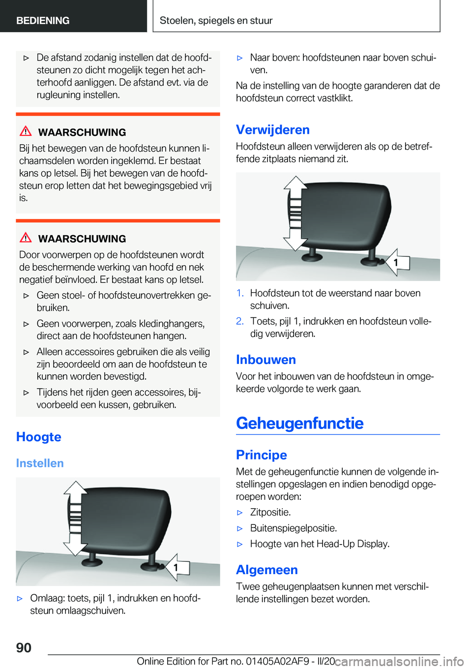 BMW X1 2020  Instructieboekjes (in Dutch) 'x�D�e��a�f�s�t�a�n�d��z�o�d�a�n�i�g��i�n�s�t�e�l�l�e�n��d�a�t��d�e��h�o�o�f�dj
�s�t�e�u�n�e�n��z�o��d�i�c�h�t��m�o�g�e�l�i�j�k��t�e�g�e�n��h�e�t��a�c�hj �t�e�r�h�o�o�f�d��a�a�n�l�i
