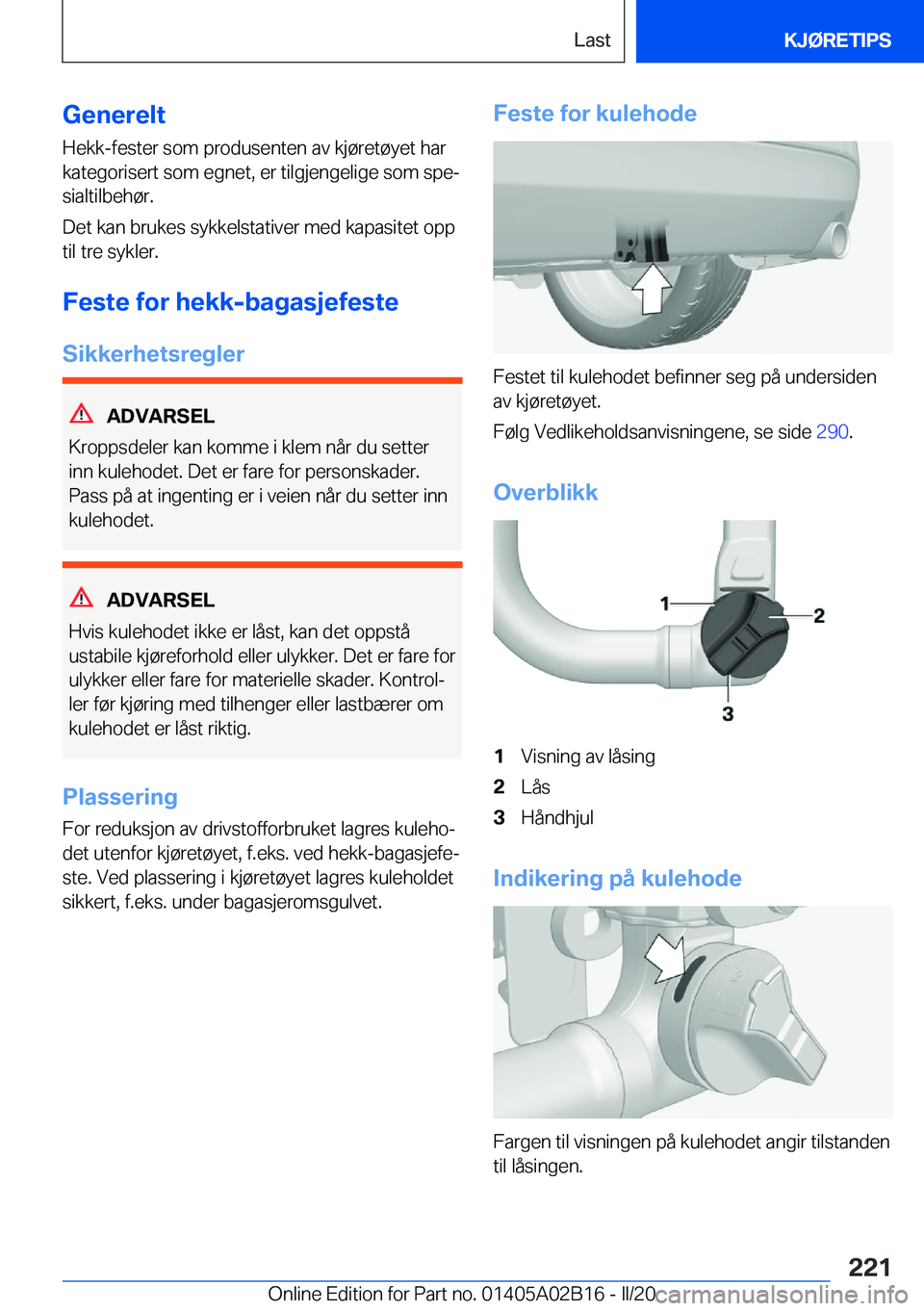 BMW X1 2020  InstruksjonsbØker (in Norwegian) �G�e�n�e�r�e�l�t�H�e�k�k�-�f�e�s�t�e�r��s�o�m��p�r�o�d�u�s�e�n�t�e�n��a�v��k�j�