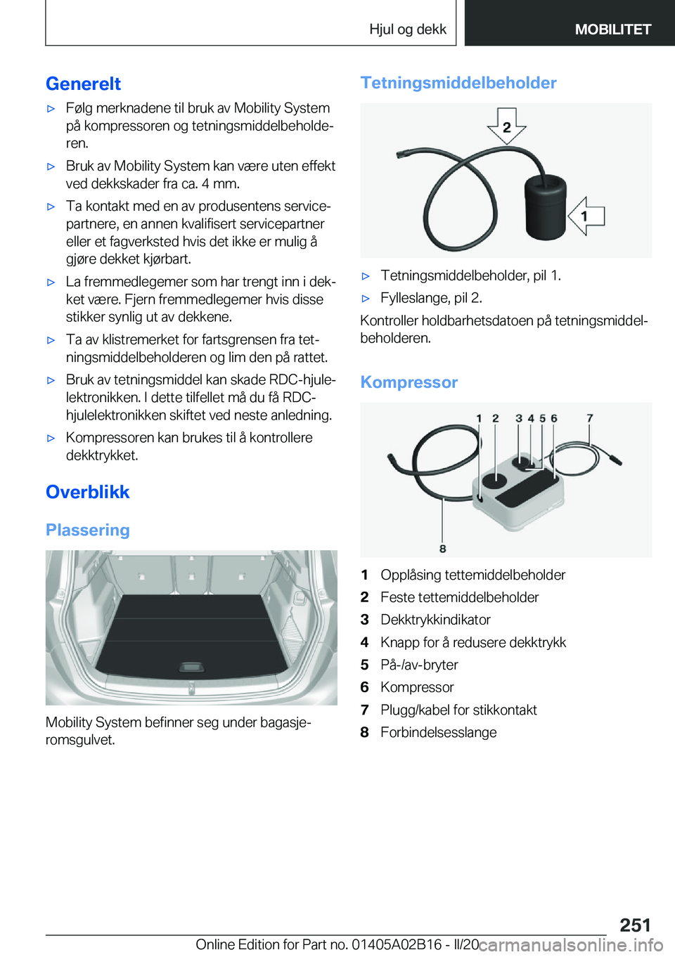 BMW X1 2020  InstruksjonsbØker (in Norwegian) �G�e�n�e�r�e�l�tx�F�