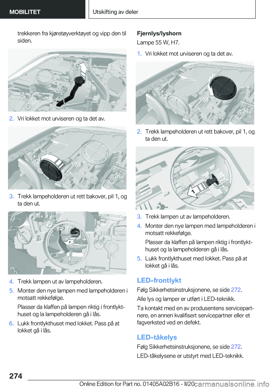 BMW X1 2020  InstruksjonsbØker (in Norwegian) �t�r�e�k�k�e�r�e�n��f�r�a��k�j�