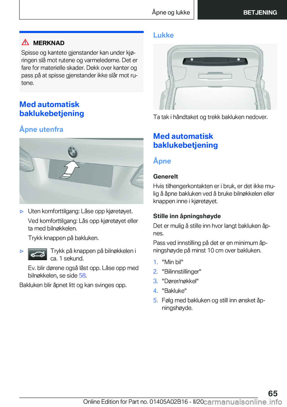 BMW X1 2020  InstruksjonsbØker (in Norwegian) �M�E�R�K�N�A�D
�S�p�i�s�s�e��o�g��k�a�n�t�e�t�e��g�j�e�n�s�t�a�n�d�e�r��k�a�n��u�n�d�e�r��k�j�