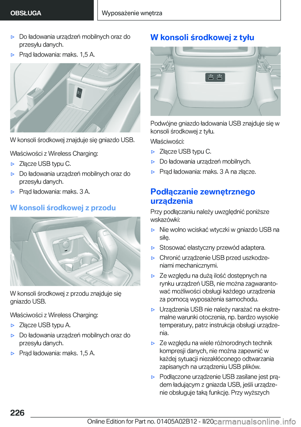 BMW X1 2020  Instrukcja obsługi (in Polish) 'x�D�o��ł�a�d�o�w�a�n�i�a��u�r�z�