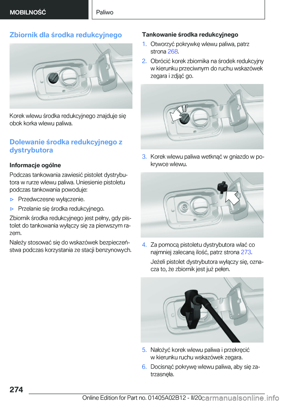 BMW X1 2020  Instrukcja obsługi (in Polish) �Z�b�i�o�r�n�i�k��d�l�a��r�o�d�k�a��r�e�d�u�k�c�y�j�n�e�g�o
�K�o�r�e�k��w�l�e�w�u��r�o�d�k�a��r�e�d�u�k�c�y�j�n�e�g�o��z�n�a�j�d�u�j�e��s�i�
