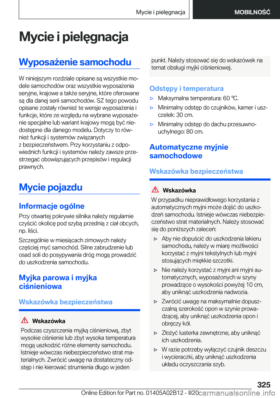 BMW X1 2020  Instrukcja obsługi (in Polish) �M�y�c�i�e��i��p�i�e�l�