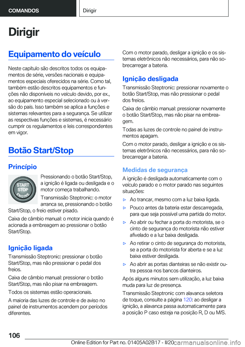 BMW X1 2020  Manual do condutor (in Portuguese) �D�i�r�i�g�i�r�E�q�u�i�p�a�m�e�n�t�o��d�o��v�e�