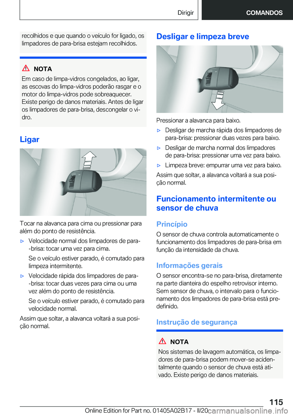 BMW X1 2020  Manual do condutor (in Portuguese) �r�e�c�o�l�h�i�d�o�s��e��q�u�e��q�u�a�n�d�o��o��v�e�