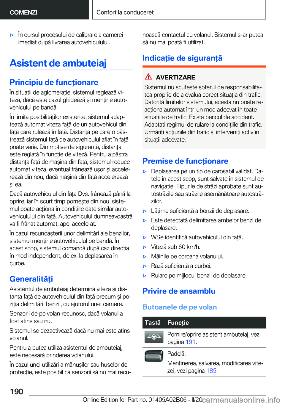 BMW X1 2020  Ghiduri De Utilizare (in Romanian) 'x�