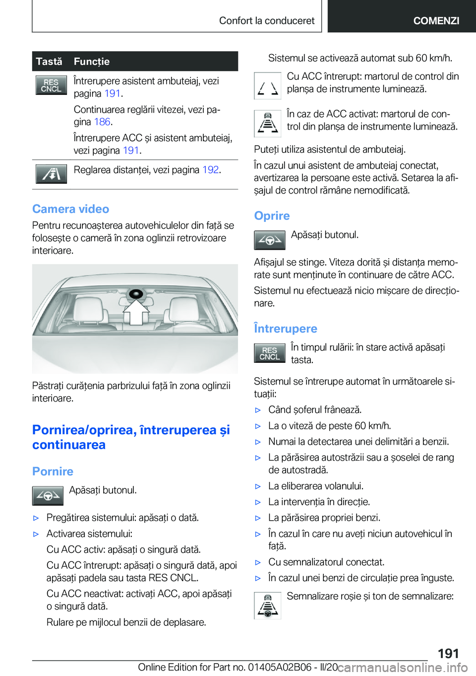 BMW X1 2020  Ghiduri De Utilizare (in Romanian) �T�a�s�t�