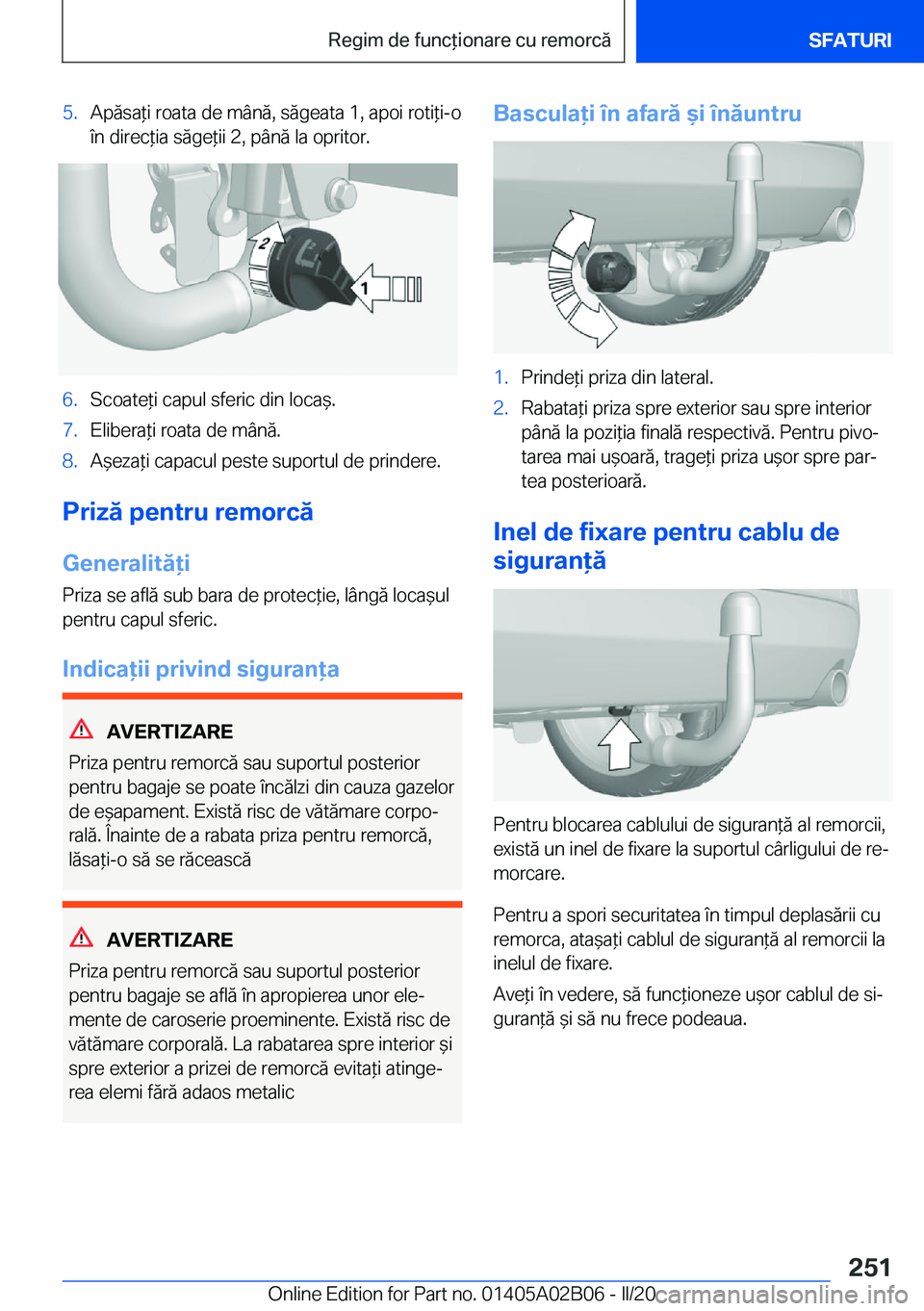 BMW X1 2020  Ghiduri De Utilizare (in Romanian) �5�.�A�p�